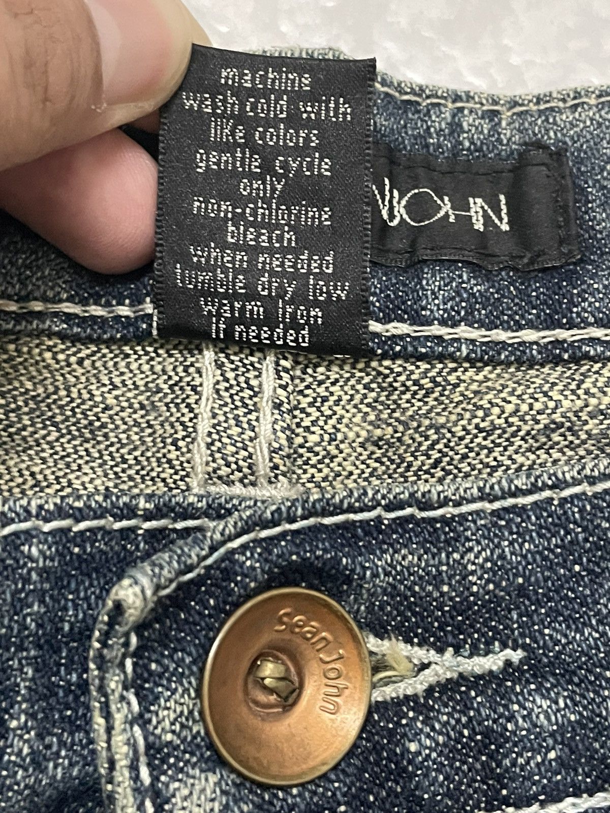 Hypebeast × Sean John Denim Sean John Rapper Dollar Design Size US 34 / EU 50 - 13 Thumbnail