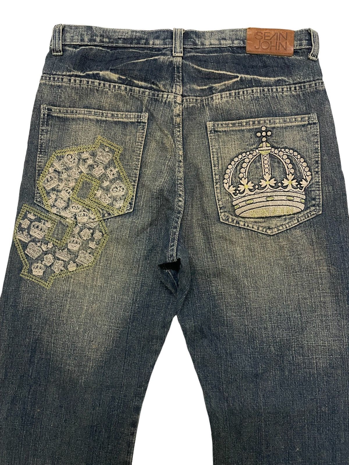 Hypebeast × Sean John Denim Sean John Rapper Dollar Design Size US 34 / EU 50 - 4 Thumbnail