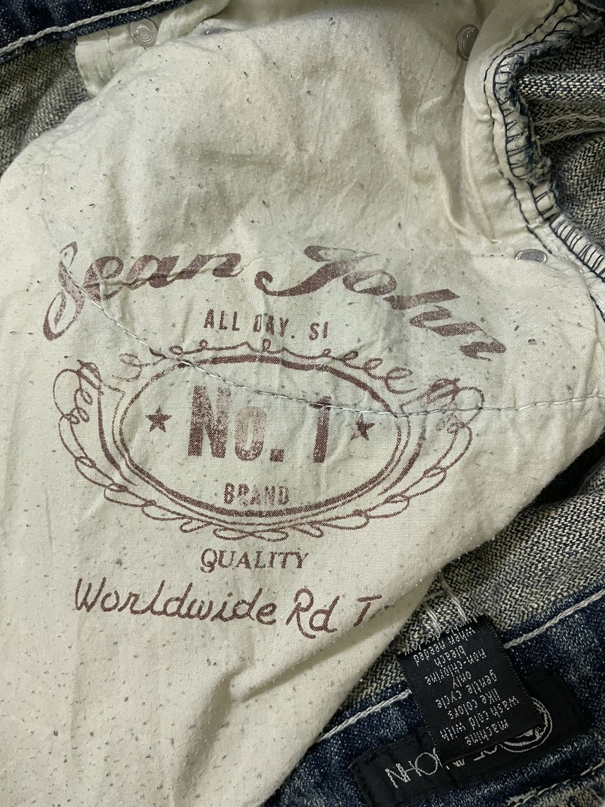 Hypebeast × Sean John Denim Sean John Rapper Dollar Design Size US 34 / EU 50 - 10 Thumbnail