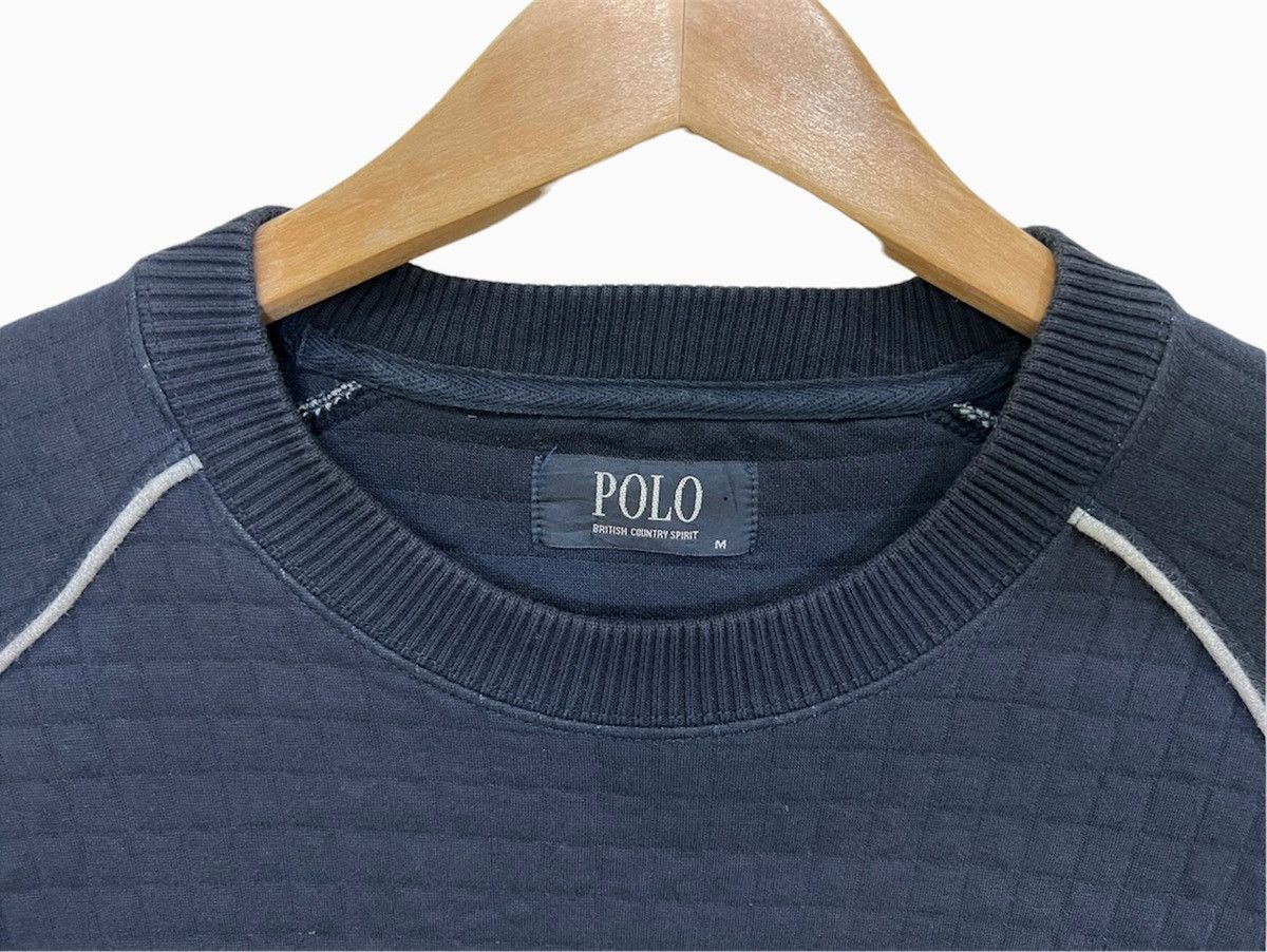 Polo Ralph Lauren × Vintage Vintage 90s POLO BRITISH Big Logo Crewneck Sweatshirt Size M Size US M / EU 48-50 / 2 - 12 Thumbnail