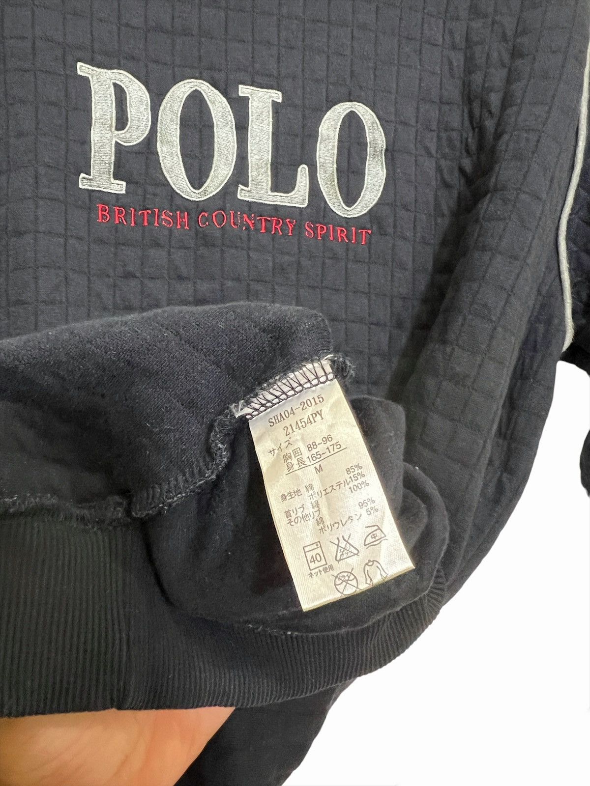 Polo Ralph Lauren × Vintage Vintage 90s POLO BRITISH Big Logo Crewneck Sweatshirt Size M Size US M / EU 48-50 / 2 - 13 Thumbnail