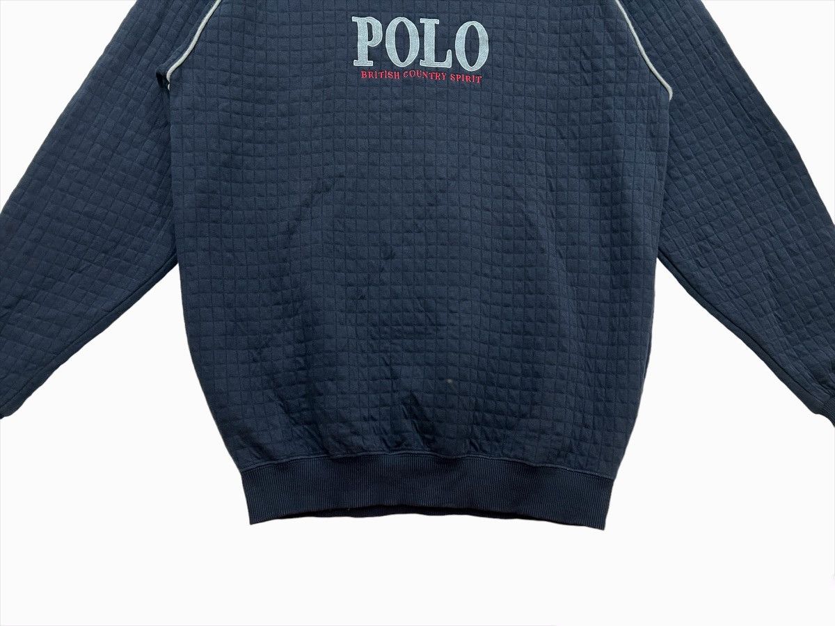 Polo Ralph Lauren × Vintage Vintage 90s POLO BRITISH Big Logo Crewneck Sweatshirt Size M Size US M / EU 48-50 / 2 - 10 Thumbnail