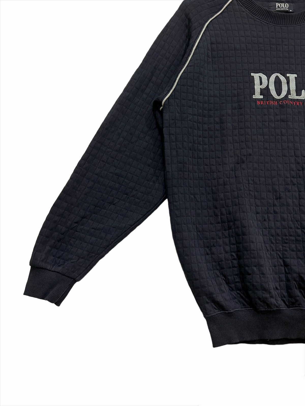 Polo Ralph Lauren × Vintage Vintage 90s POLO BRITISH Big Logo Crewneck Sweatshirt Size M Size US M / EU 48-50 / 2 - 5 Thumbnail