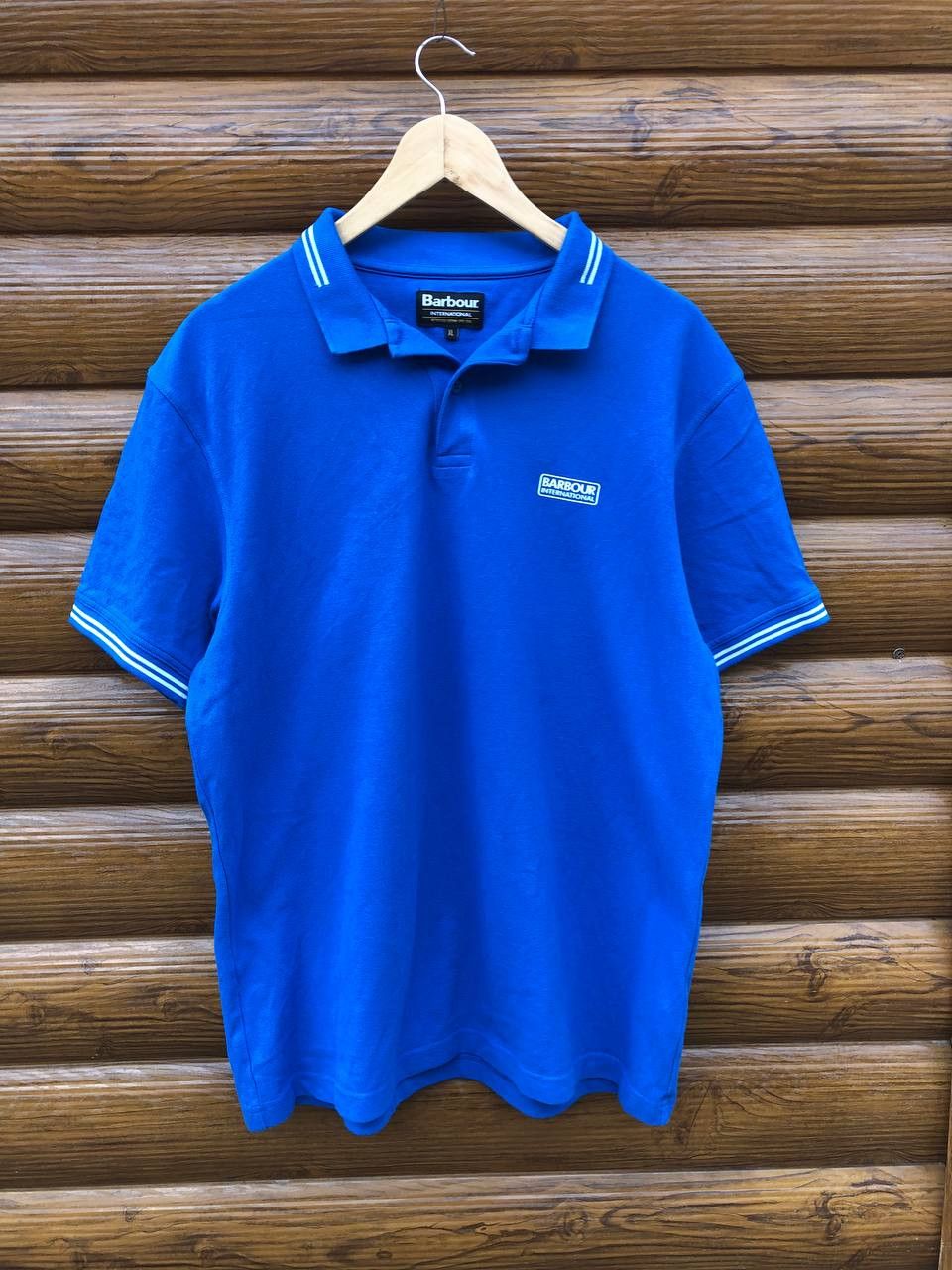 Barbour × Vintage Barbour polo T-shirt Size US XL / EU 56 / 4 - 1 Thumbnail