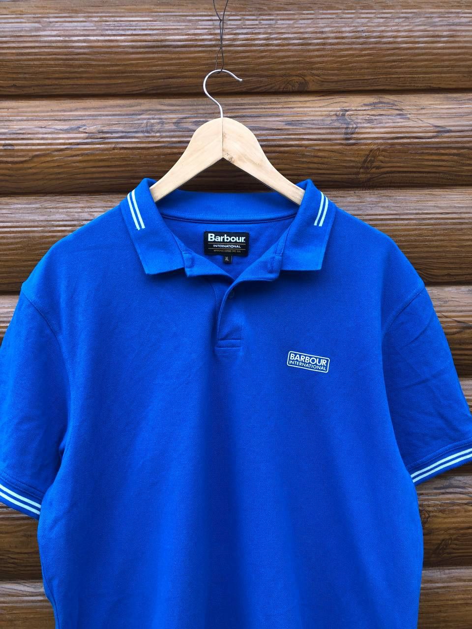 Barbour × Vintage Barbour polo T-shirt Size US XL / EU 56 / 4 - 3 Thumbnail