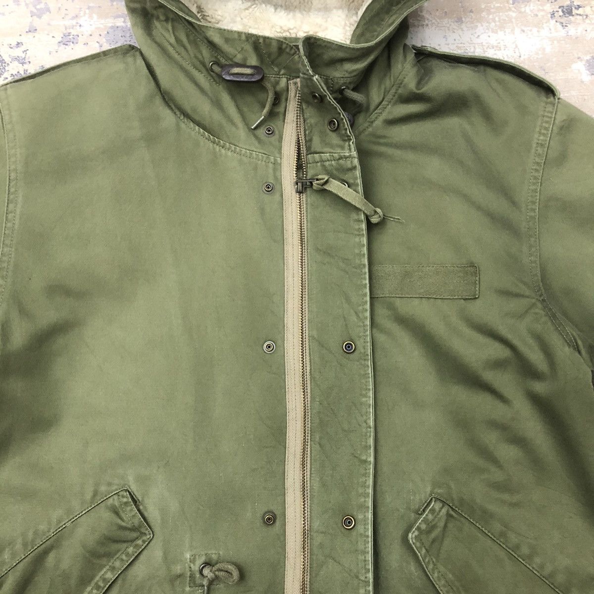 GU × Japanese Brand Y199. JAPAN GU MILITARY STYLE PARKA JACKET Size US L / EU 52-54 / 3 - 7 Thumbnail
