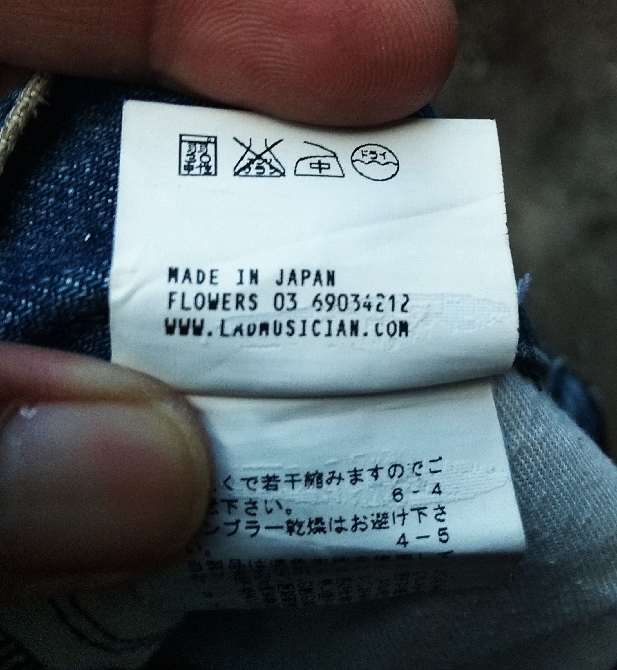 Japanese Brand × Lad Musician Vintage LAD MUSICIAN denim jeans made in japan Size US 34 / EU 50 - 5 Thumbnail