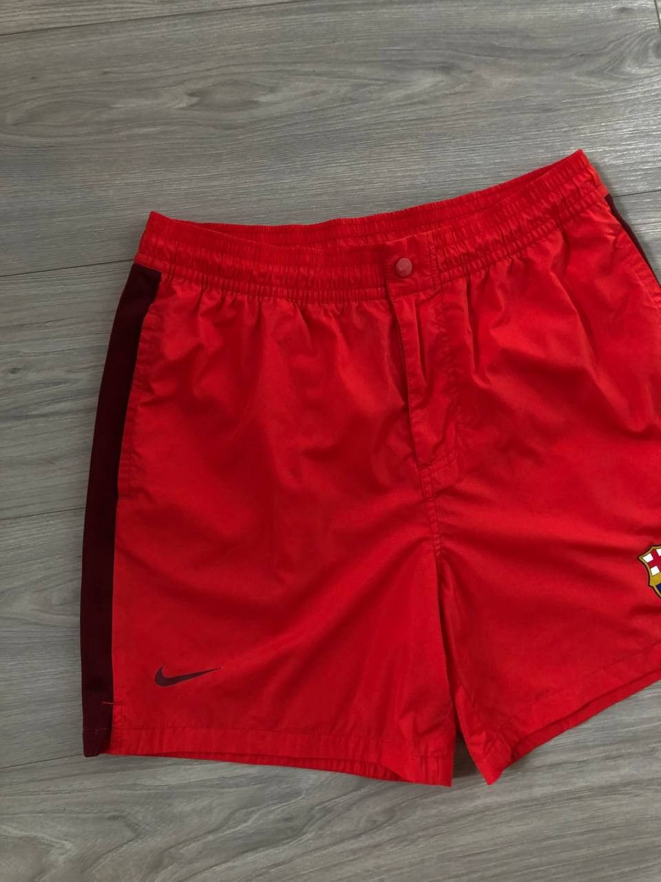 Vintage FC Barcelona HOME FOOTBALL SOCCER SHORTS NIKE Size US 32 / EU 48 - 3 Thumbnail