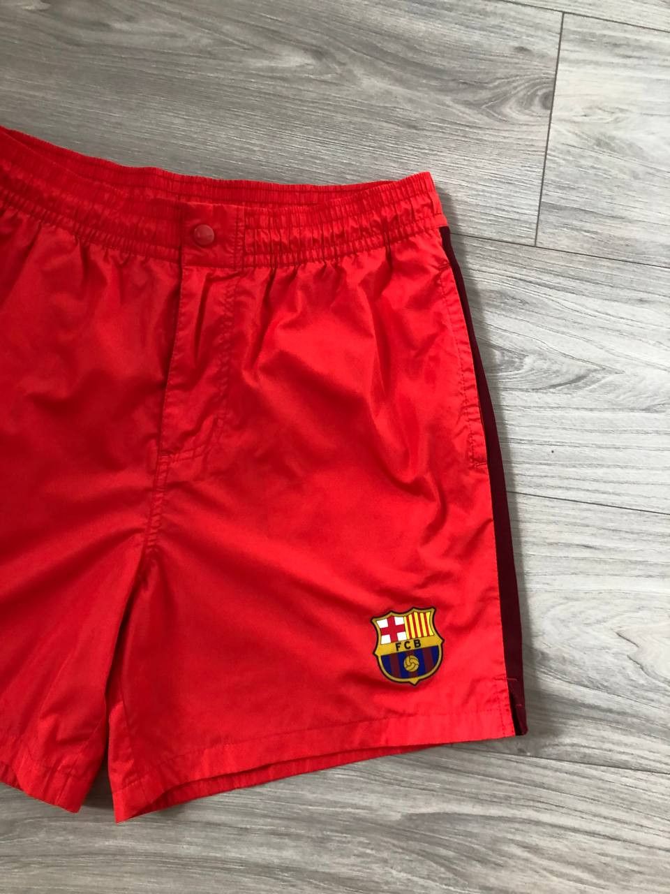 Vintage FC Barcelona HOME FOOTBALL SOCCER SHORTS NIKE Size US 32 / EU 48 - 2 Thumbnail