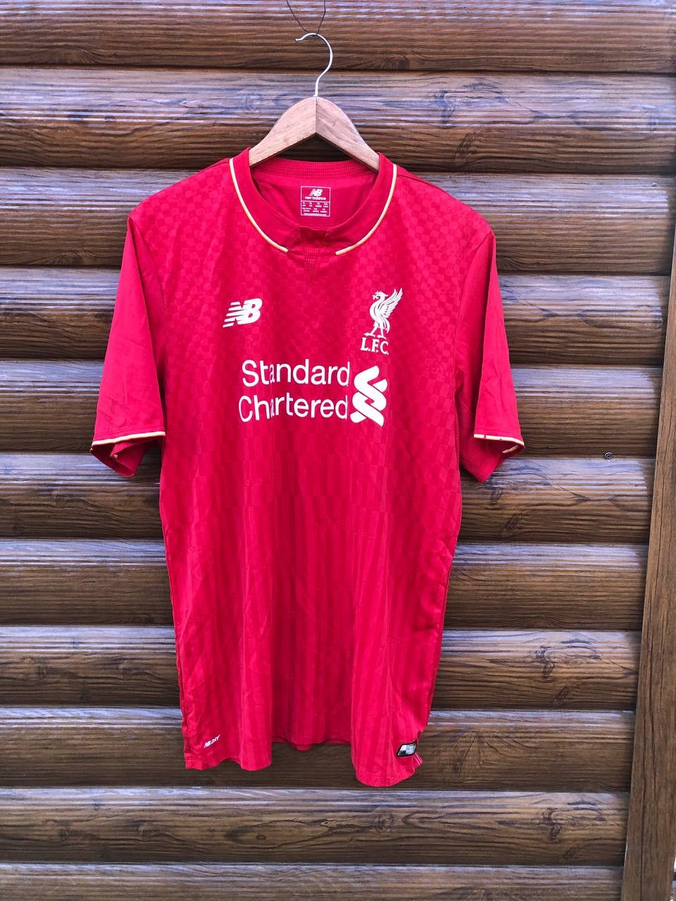 New Balance Liverpool 2015-2016 Adidas Football Soccer Shirt Jersey Size US XL / EU 56 / 4 - 1 Thumbnail