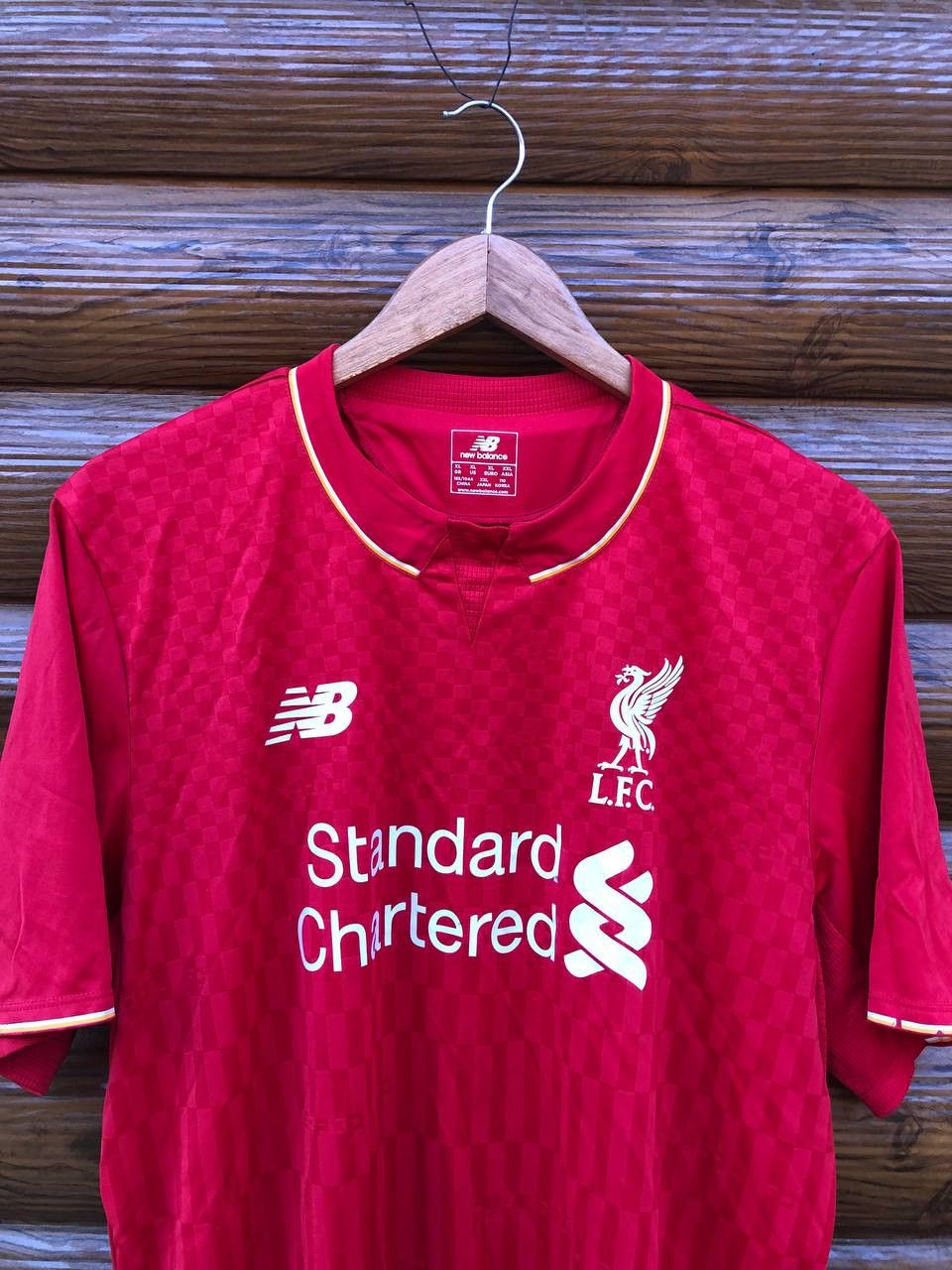 New Balance Liverpool 2015-2016 Adidas Football Soccer Shirt Jersey Size US XL / EU 56 / 4 - 2 Thumbnail