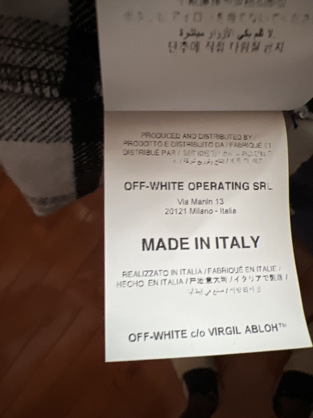 RARE OFF WHITE FLANNEL/HOODIE