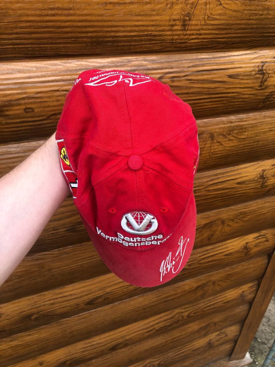 Vintage Vintage Michael Schumacher 2000 World Champion Ferrari Hat Size ONE SIZE - 7 Thumbnail