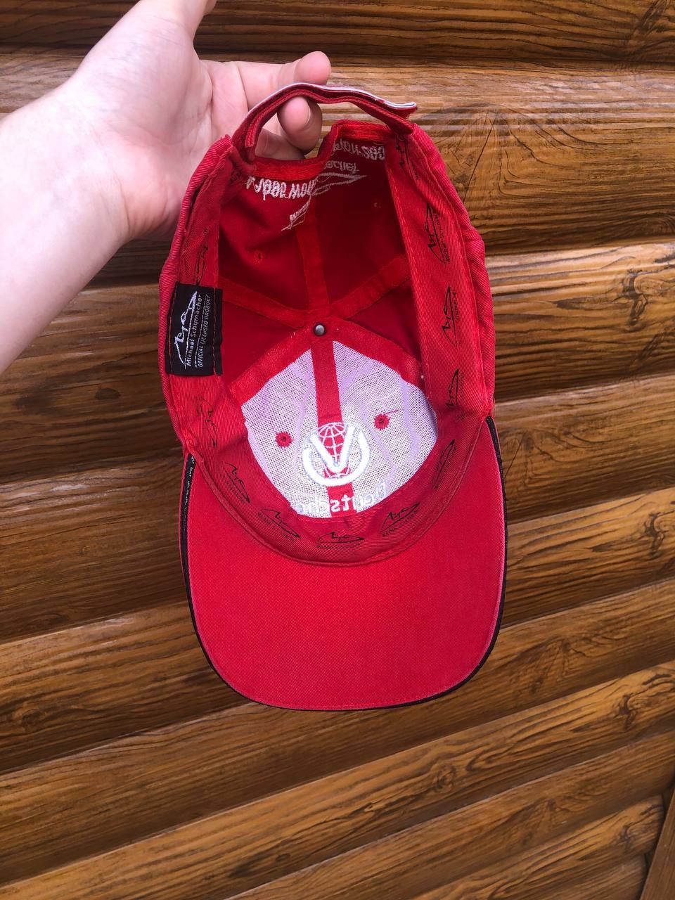Vintage Vintage Michael Schumacher 2000 World Champion Ferrari Hat Size ONE SIZE - 6 Thumbnail
