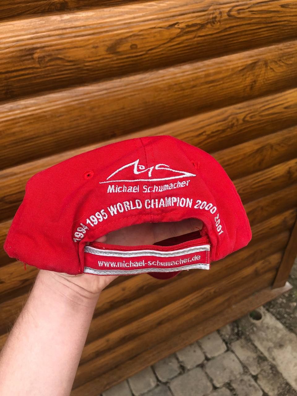 Vintage Vintage Michael Schumacher 2000 World Champion Ferrari Hat Size ONE SIZE - 5 Thumbnail