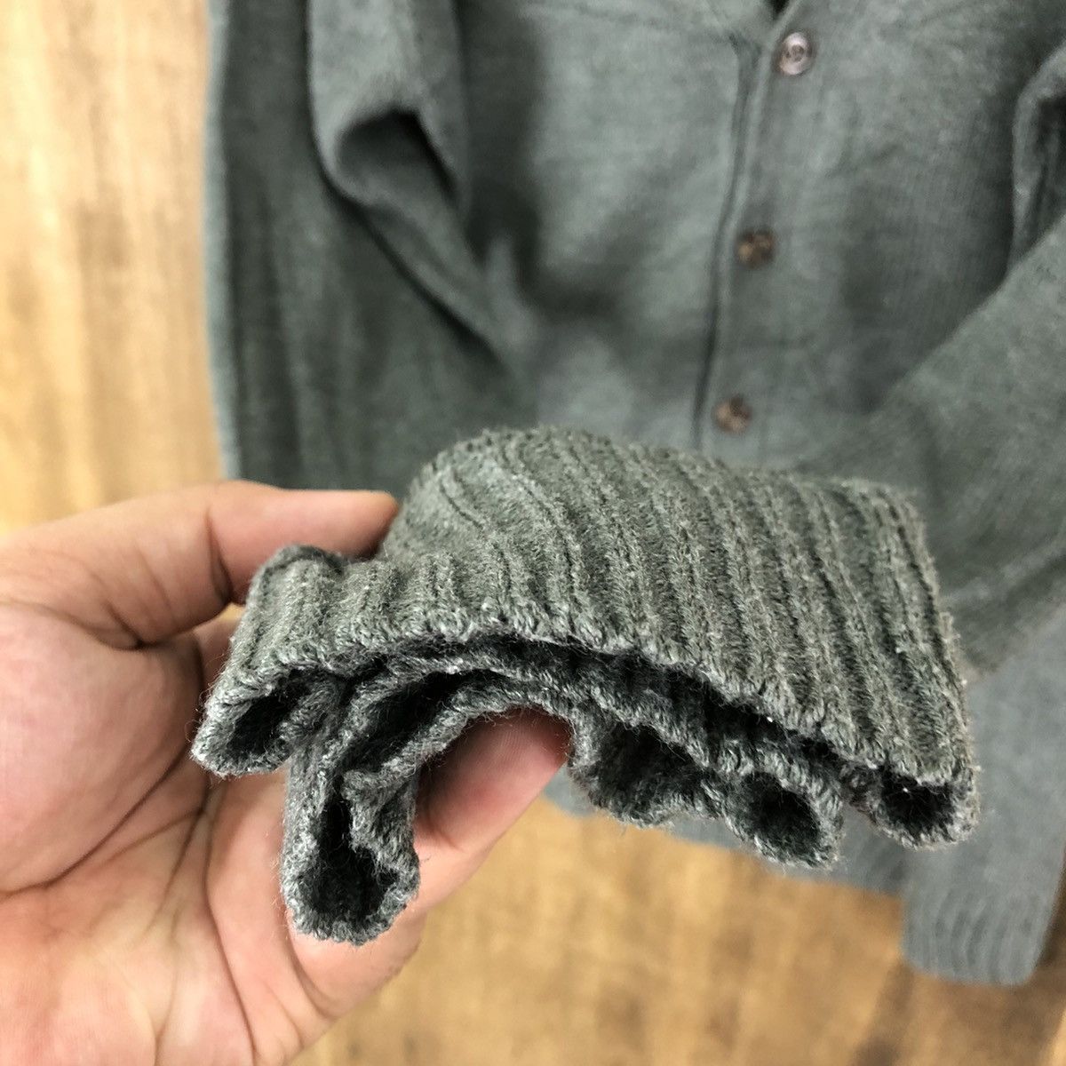 Aran Isles Knitwear × Japanese Brand Raffire Ange Cardigan Knitwear #005 Size US M / EU 48-50 / 2 - 4 Thumbnail