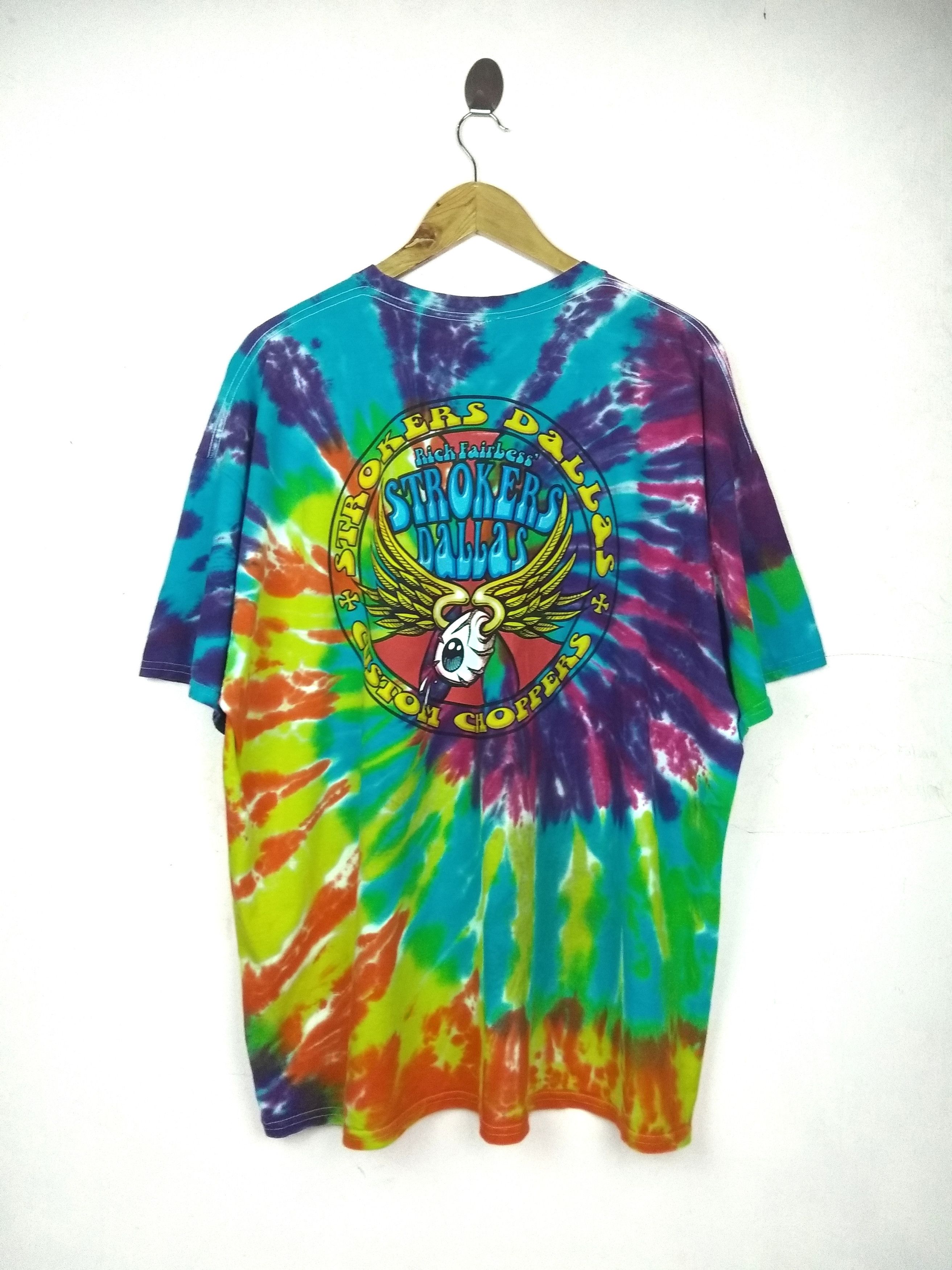 Harley Davidson × West Coast Choppers Vintage Tie dye Custom Choopers tshirt Bikes Motorcycle Size US XXL / EU 58 / 5 - 3 Thumbnail