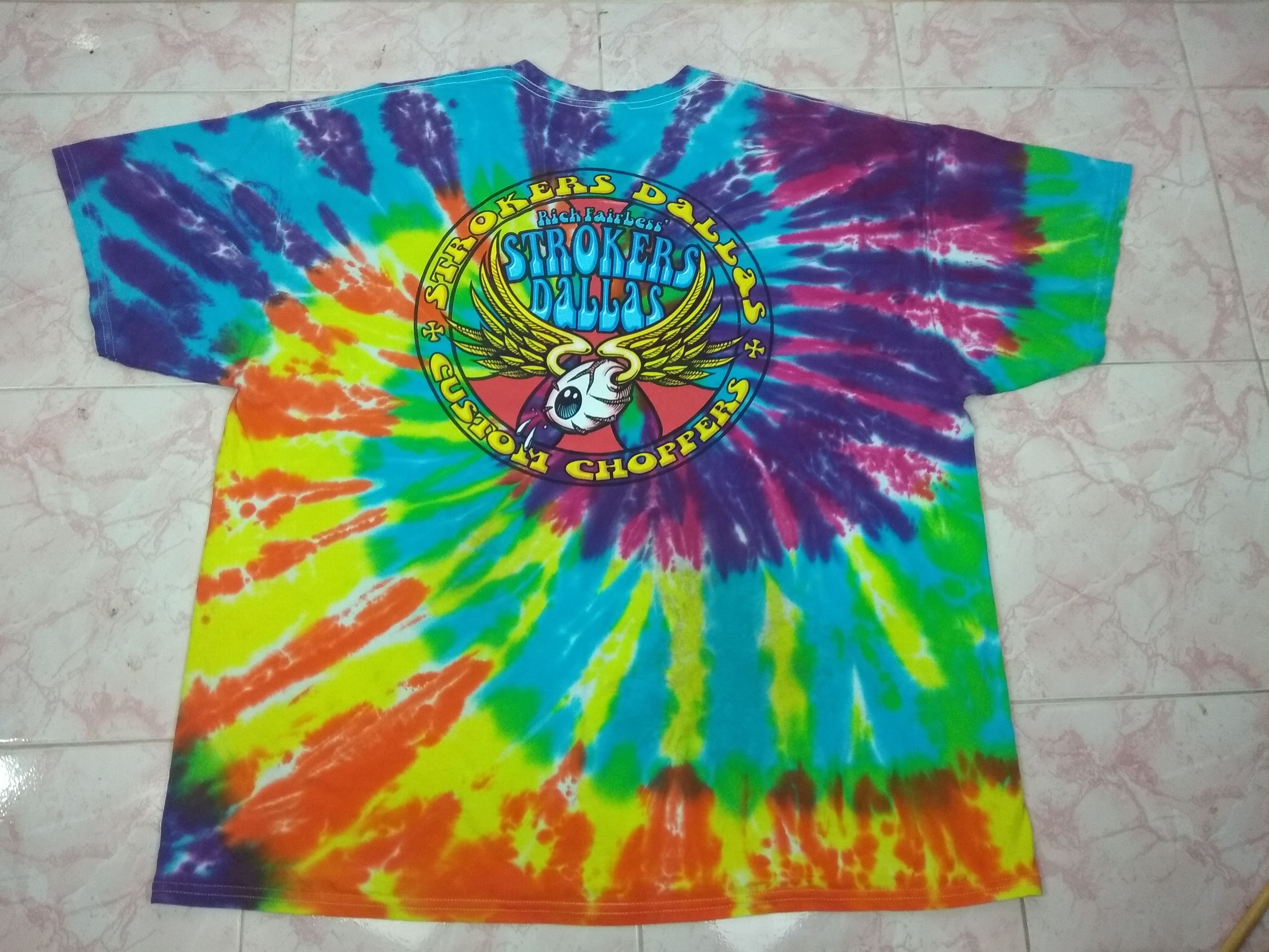 Harley Davidson × West Coast Choppers Vintage Tie dye Custom Choopers tshirt Bikes Motorcycle Size US XXL / EU 58 / 5 - 7 Thumbnail