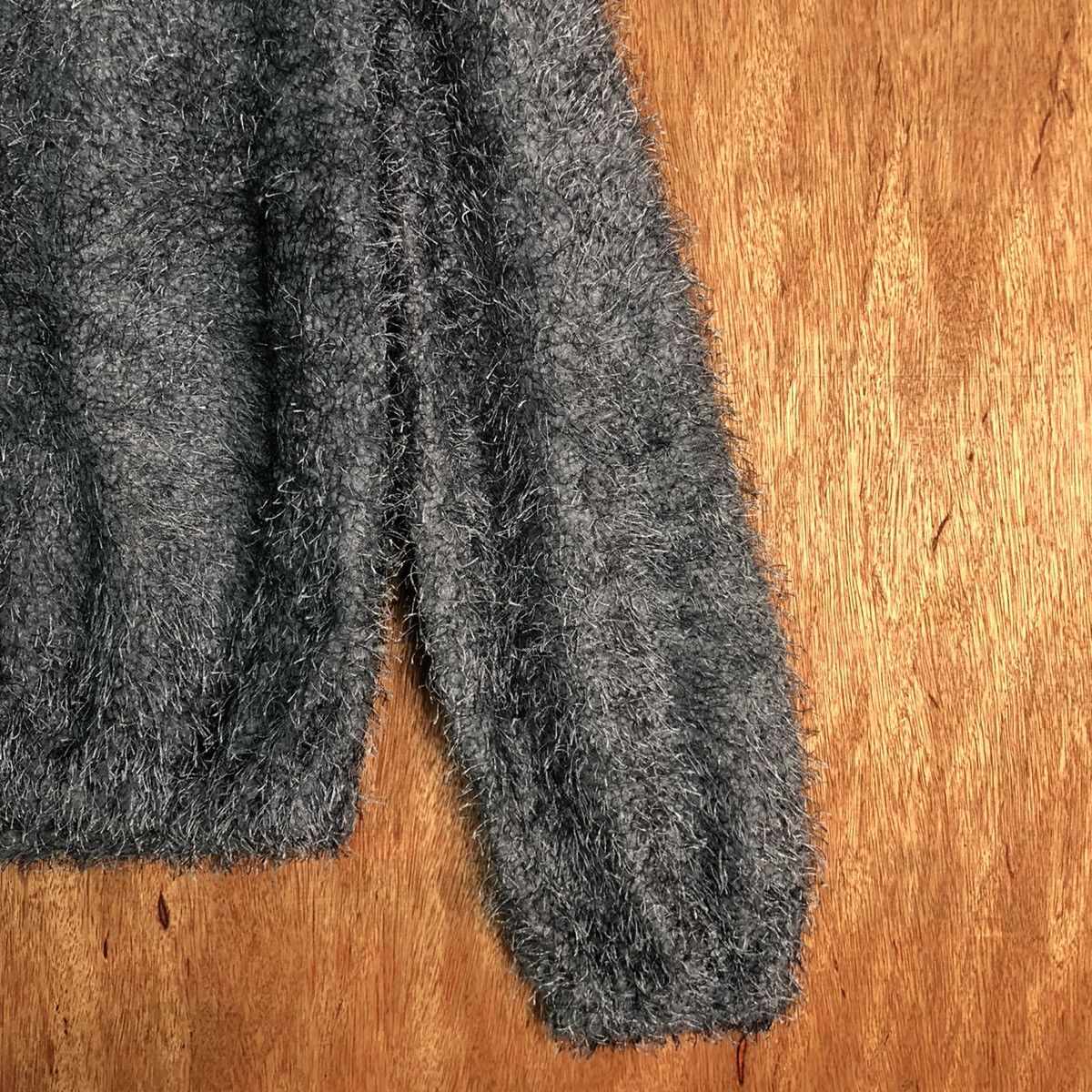 Homespun Knitwear × Japanese Brand Vassa Full Grey Mohair Shag Shaggy Knitwear Size US S / EU 44-46 / 1 - 5 Thumbnail