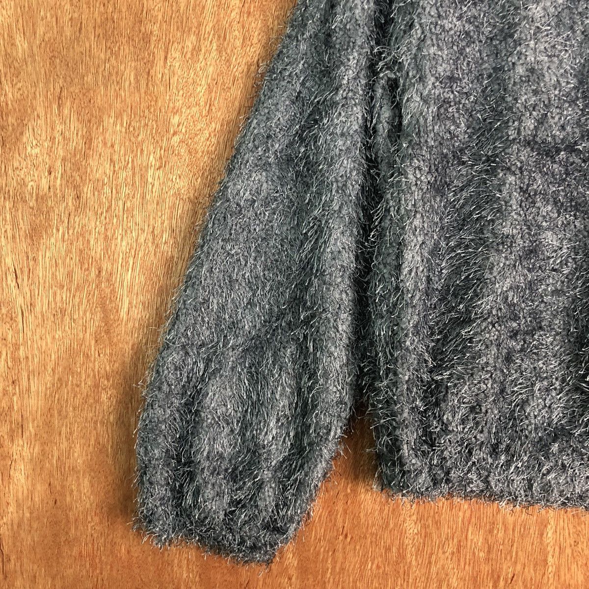 Homespun Knitwear × Japanese Brand Vassa Full Grey Mohair Shag Shaggy Knitwear Size US S / EU 44-46 / 1 - 7 Thumbnail