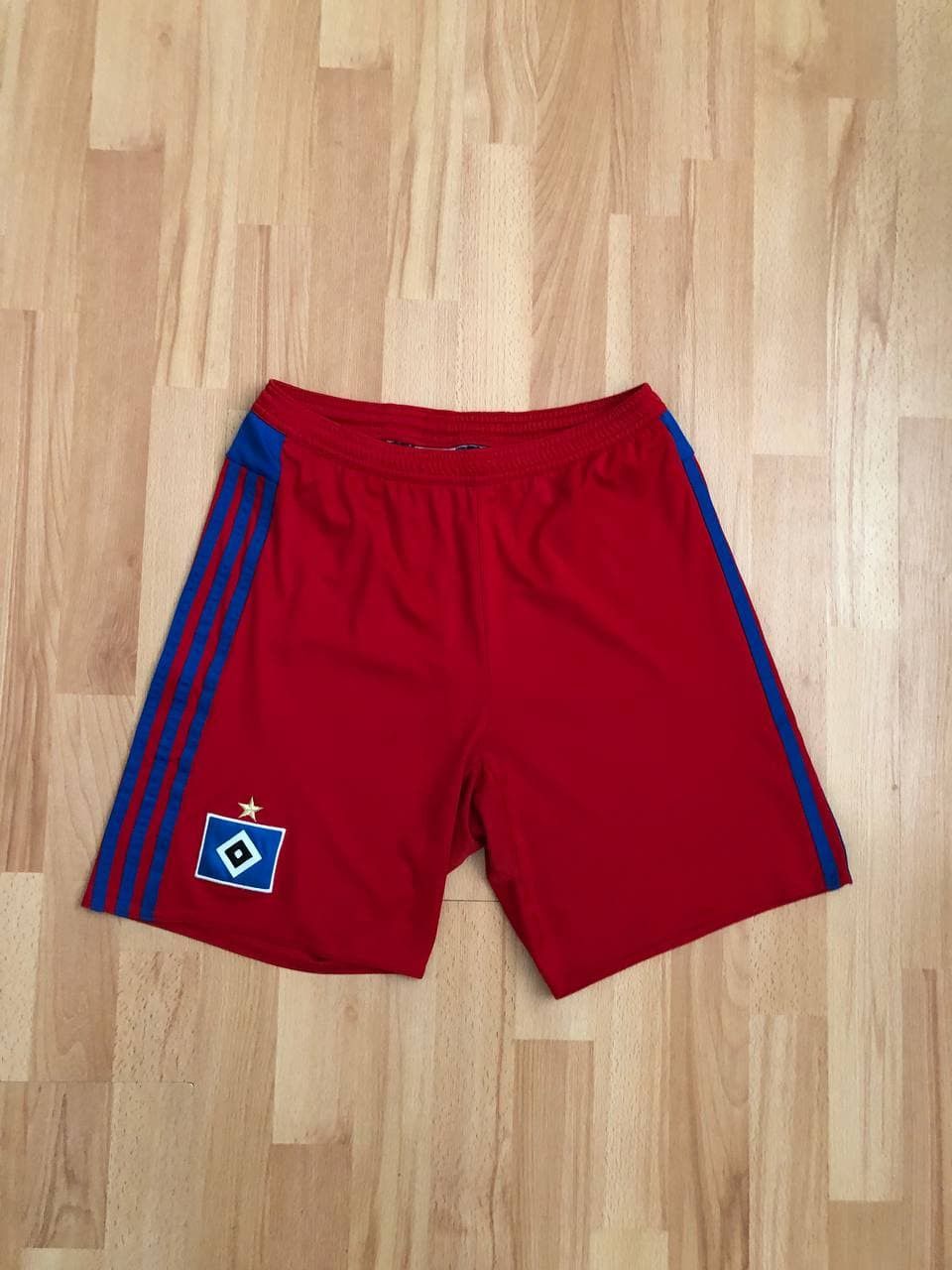 Vintage SV HAMBURG FOOTBALL SOCCER SHORTS ADIDAS MENS Size US 36 / EU 52 - 1 Thumbnail