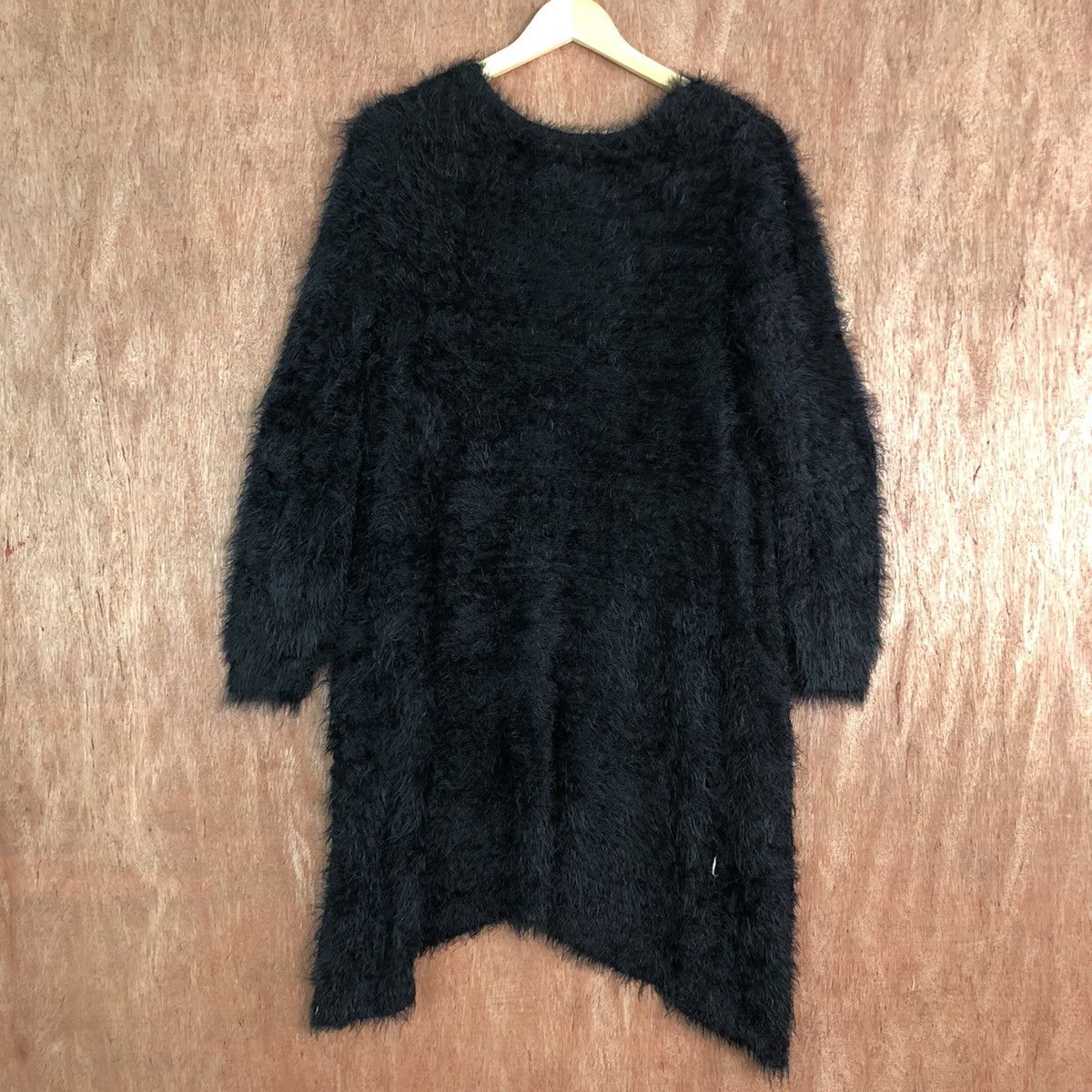 Homespun Knitwear × Japanese Brand Japan Black Mohair Cardigan Knitwear Size US M / EU 48-50 / 2 - 11 Thumbnail