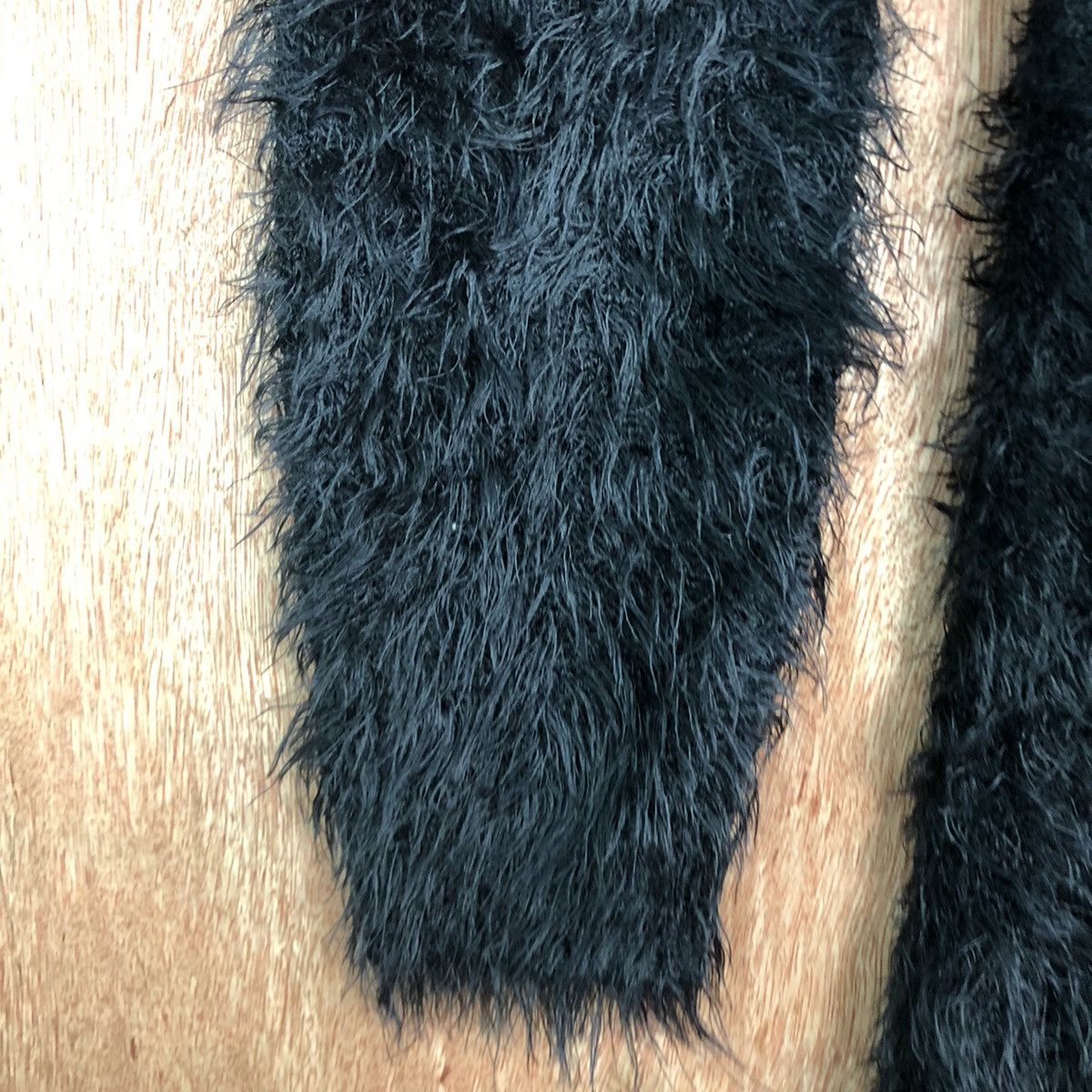 Homespun Knitwear × Japanese Brand Japan Black Mohair Cardigan Knitwear Size US M / EU 48-50 / 2 - 8 Thumbnail