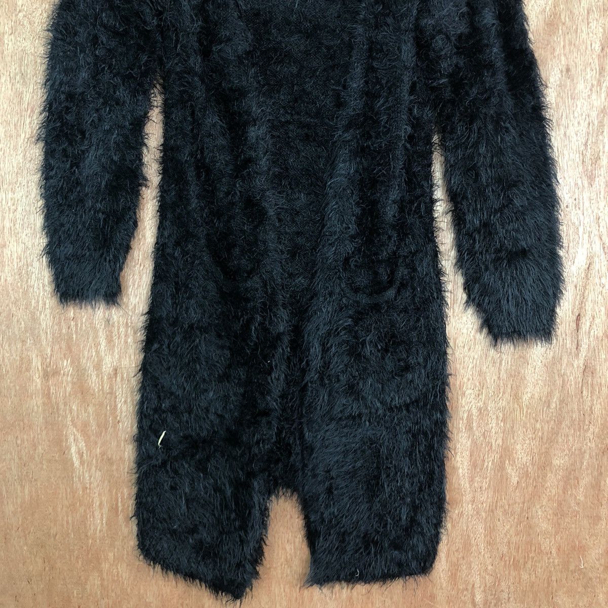 Homespun Knitwear × Japanese Brand Japan Black Mohair Cardigan Knitwear Size US M / EU 48-50 / 2 - 5 Thumbnail