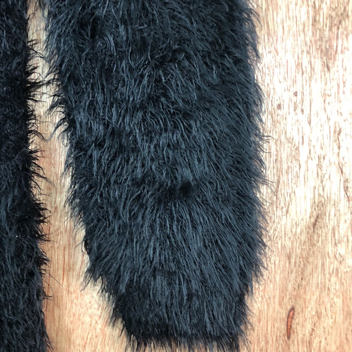 Homespun Knitwear × Japanese Brand Japan Black Mohair Cardigan Knitwear Size US M / EU 48-50 / 2 - 6 Thumbnail