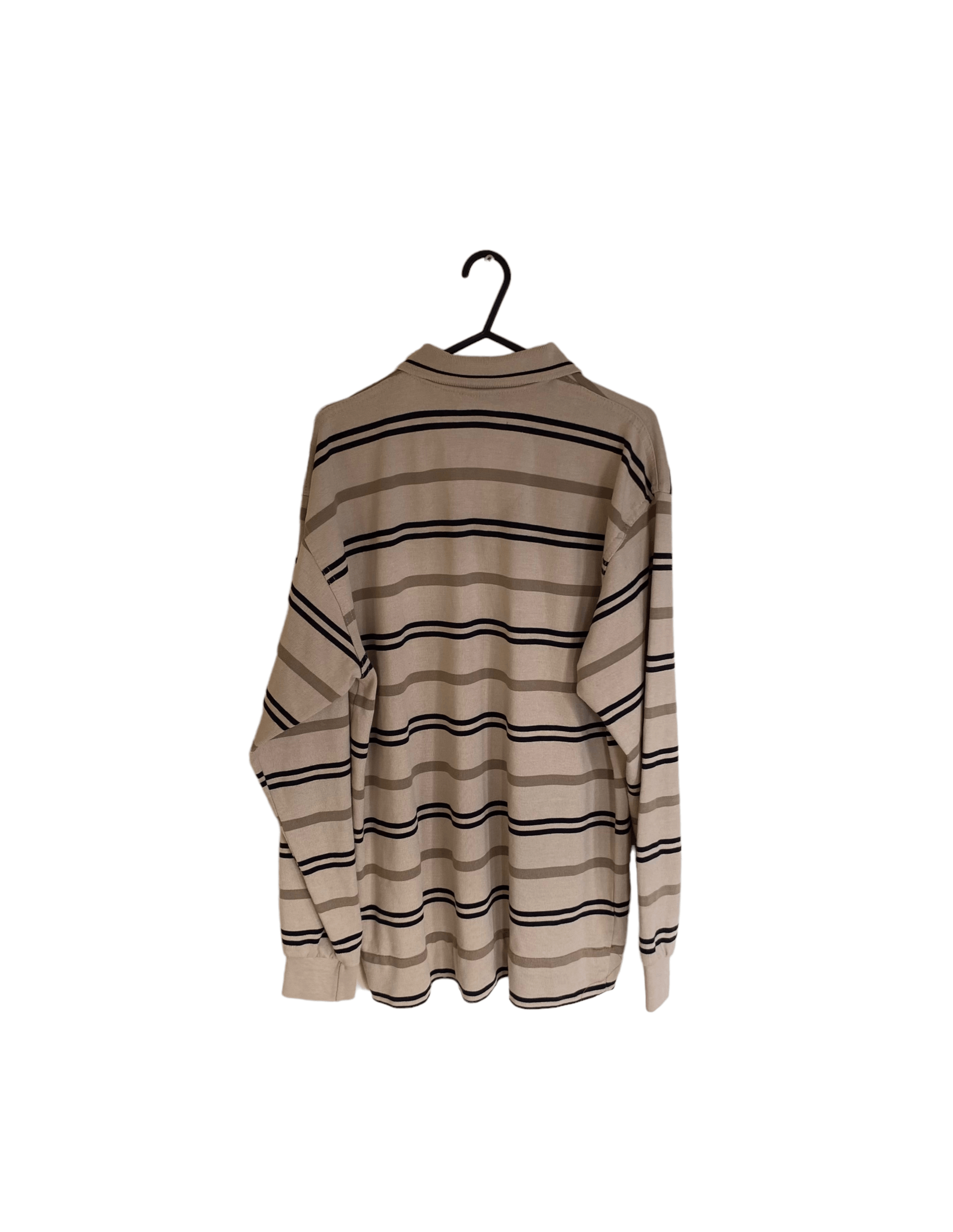 Paul & Shark × Vintage Striped longsleeve vintage polo shirt, size XXL Size US XXL / EU 58 / 5 - 3 Thumbnail