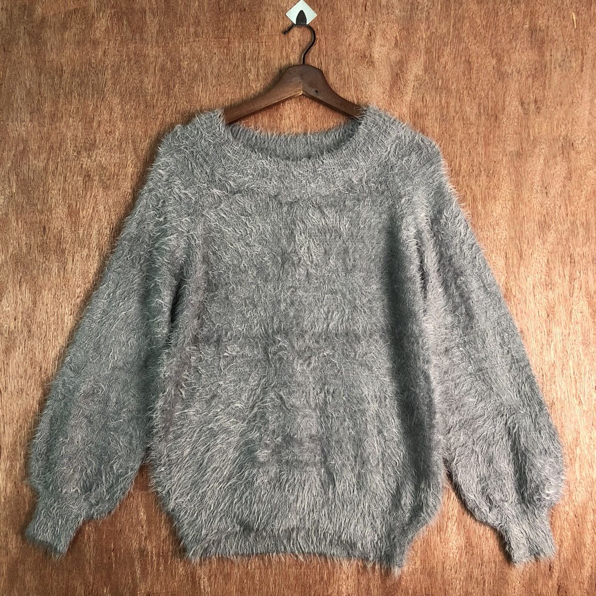 Homespun Knitwear Japan Grey Mohair Baggy Knitwear Size US M / EU 48-50 / 2 - 3 Thumbnail