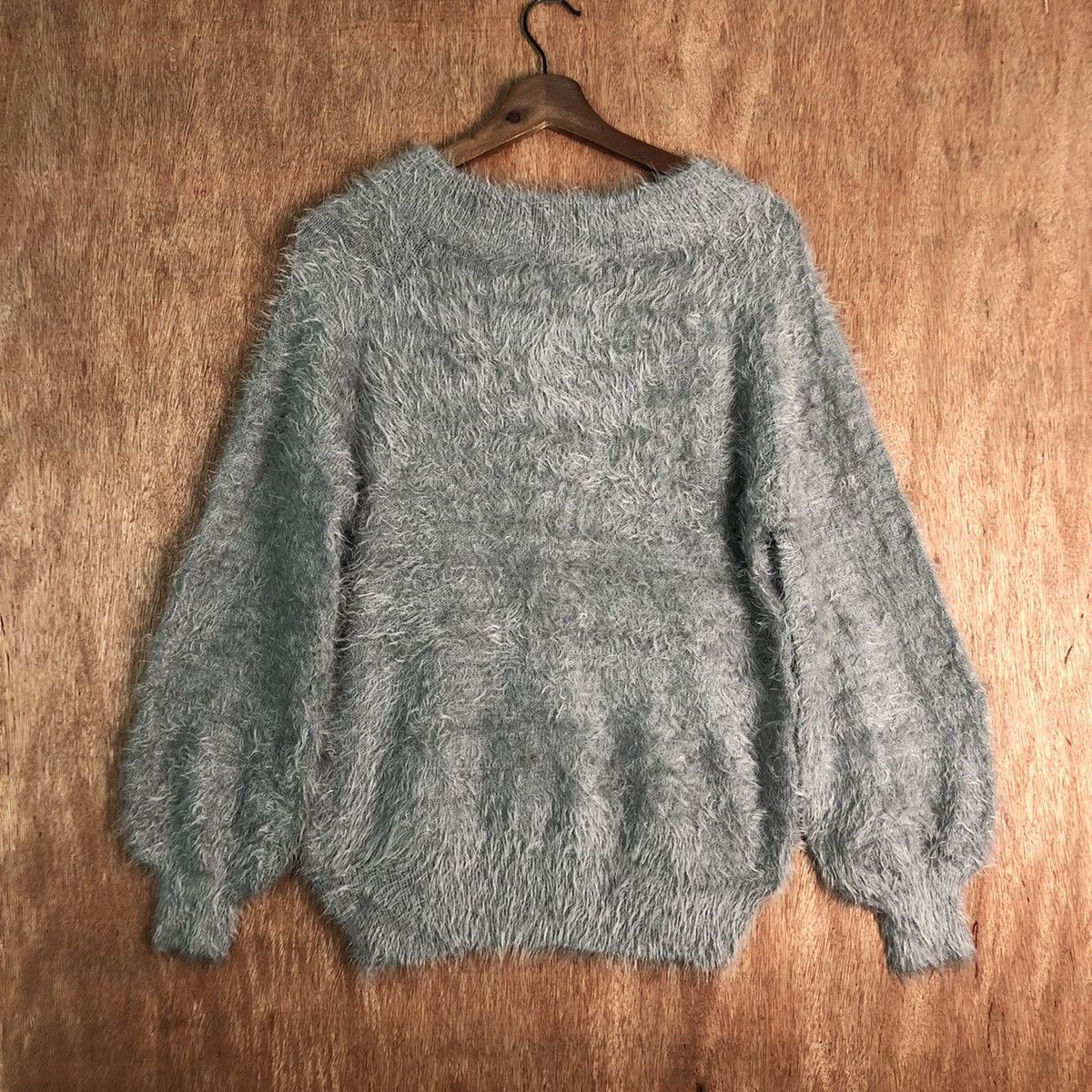 Homespun Knitwear Japan Grey Mohair Baggy Knitwear Size US M / EU 48-50 / 2 - 9 Thumbnail