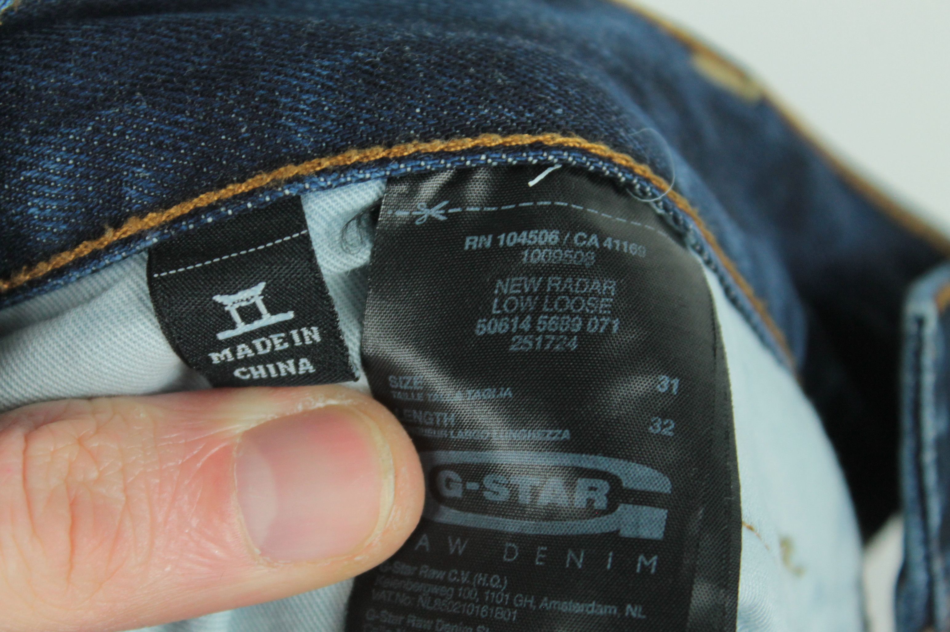 G-Star G Star RAW NEW RADAR LOW LOOSE jeans Size US 31 - 8 Thumbnail