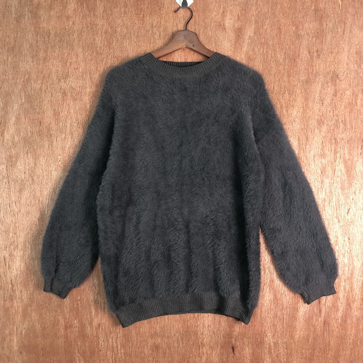 Homespun Knitwear Japan Mohair Blank Grey Knitwear Size US M / EU 48-50 / 2 - 1 Thumbnail