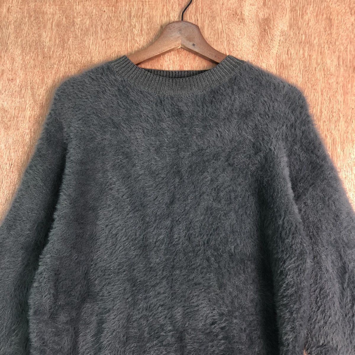 Homespun Knitwear Japan Mohair Blank Grey Knitwear Size US M / EU 48-50 / 2 - 2 Thumbnail