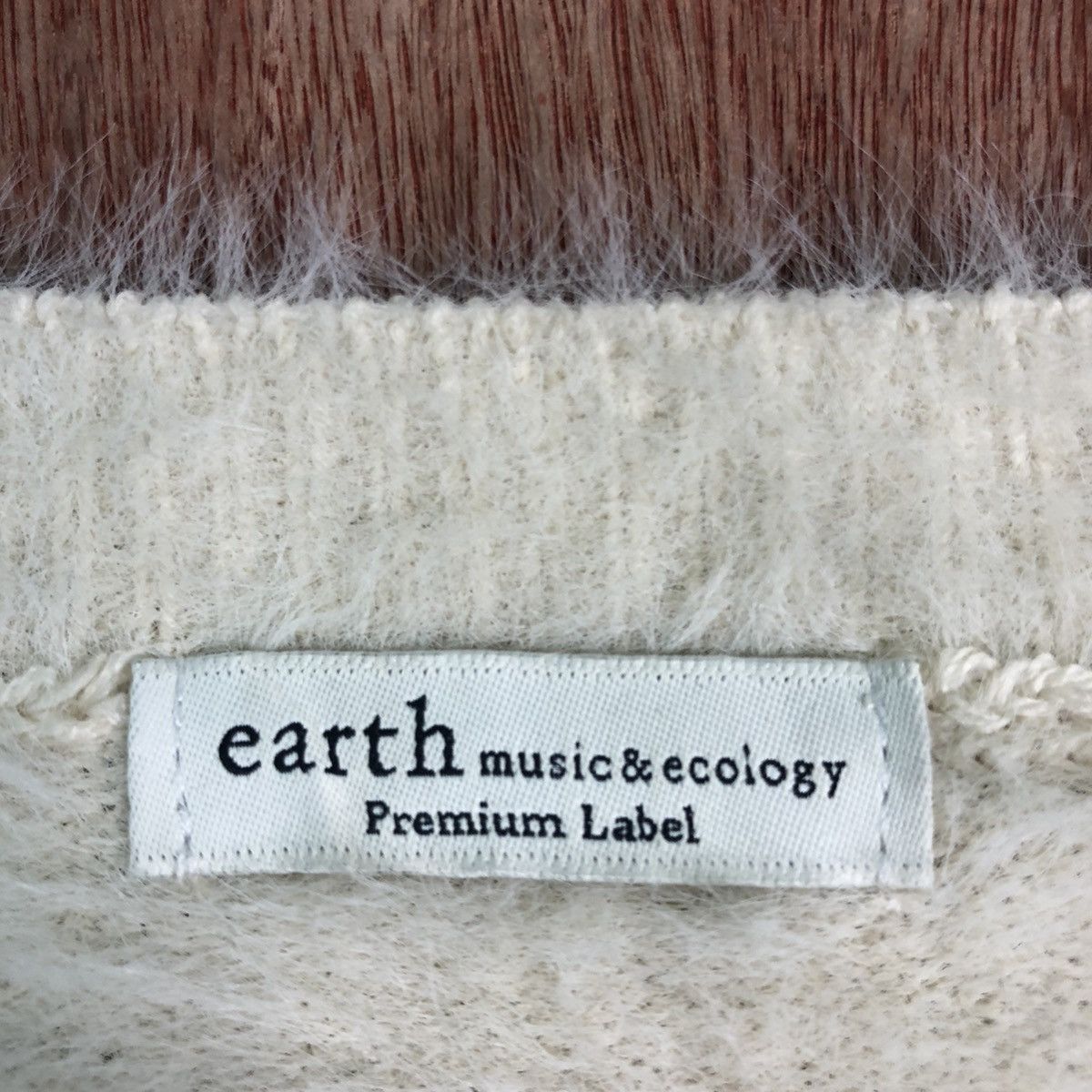Homespun Knitwear Earth Music & ecology White Mohair Fur Shaggy Knitwear Size US L / EU 52-54 / 3 - 9 Thumbnail