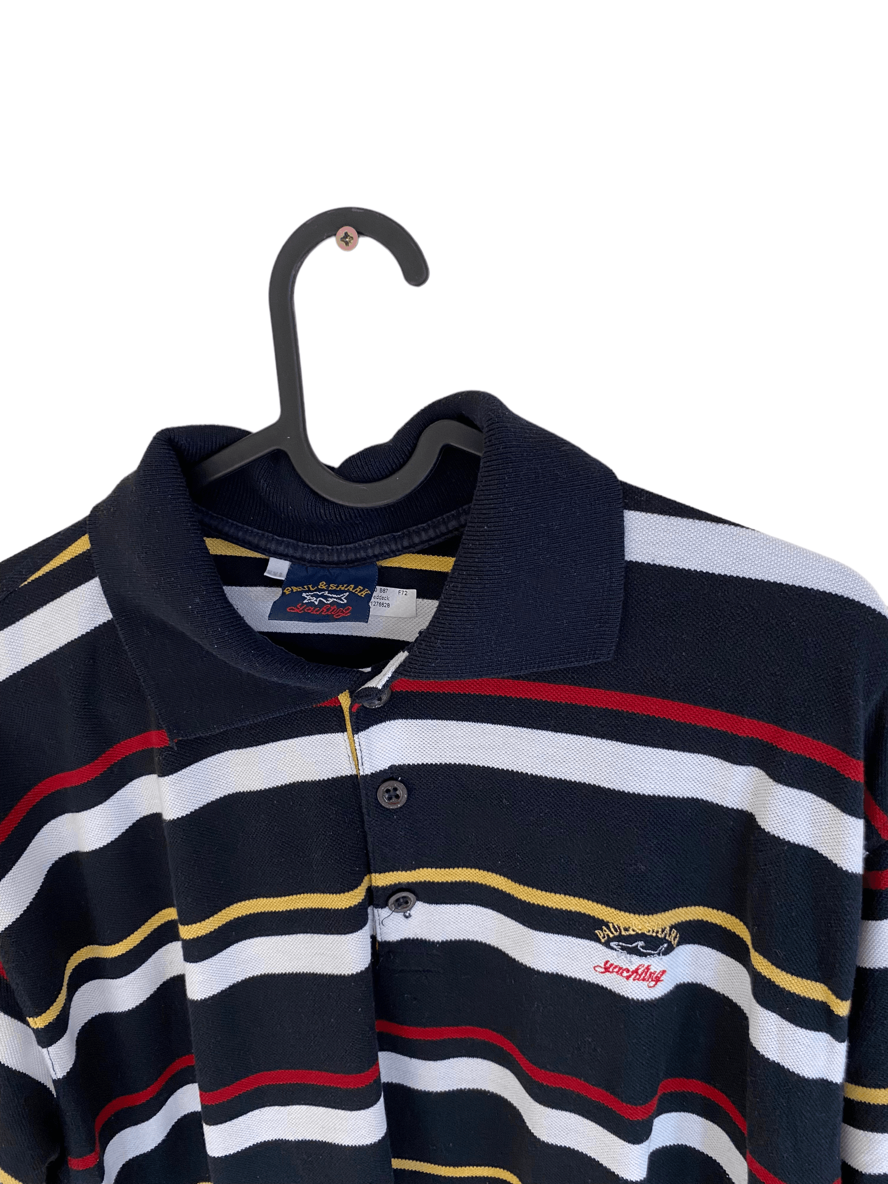 Paul & Shark × Vintage Vintage striped Paul&Shark polo shirt, size XXL Size US XXL / EU 58 / 5 - 3 Thumbnail