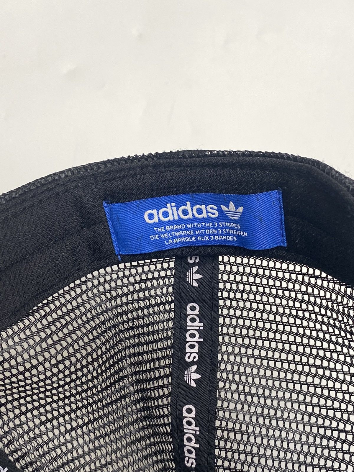 Adidas Y2K Adidas - Heavy Metal Logo Trucker Hat Not Balenciaga Size ONE SIZE - 6 Thumbnail