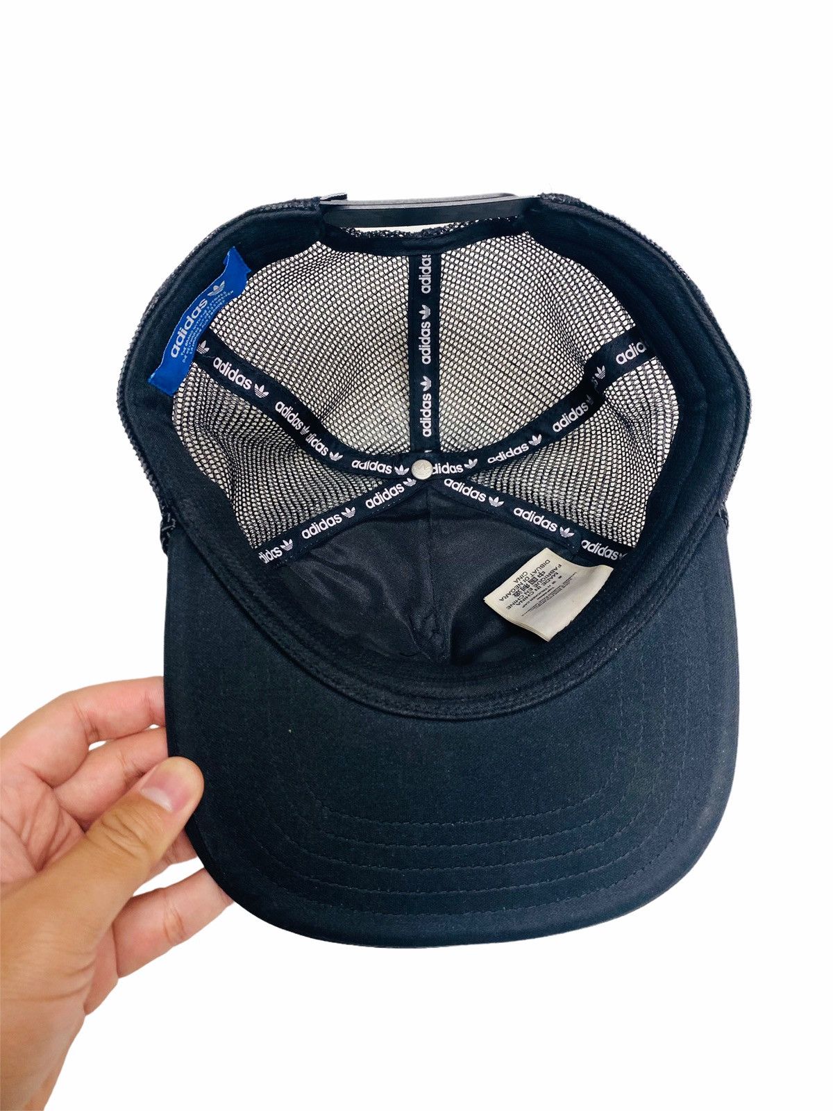 Adidas Y2K Adidas - Heavy Metal Logo Trucker Hat Not Balenciaga Size ONE SIZE - 5 Thumbnail