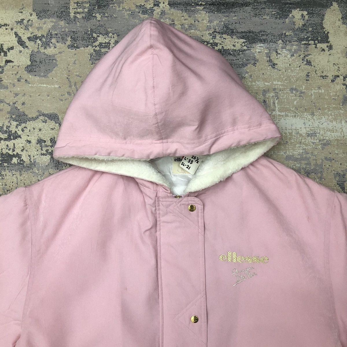 Ellesse × Vintage Y200. VTG ELLESSE FLEECE PARKA JACKET Size US L / EU 52-54 / 3 - 3 Thumbnail