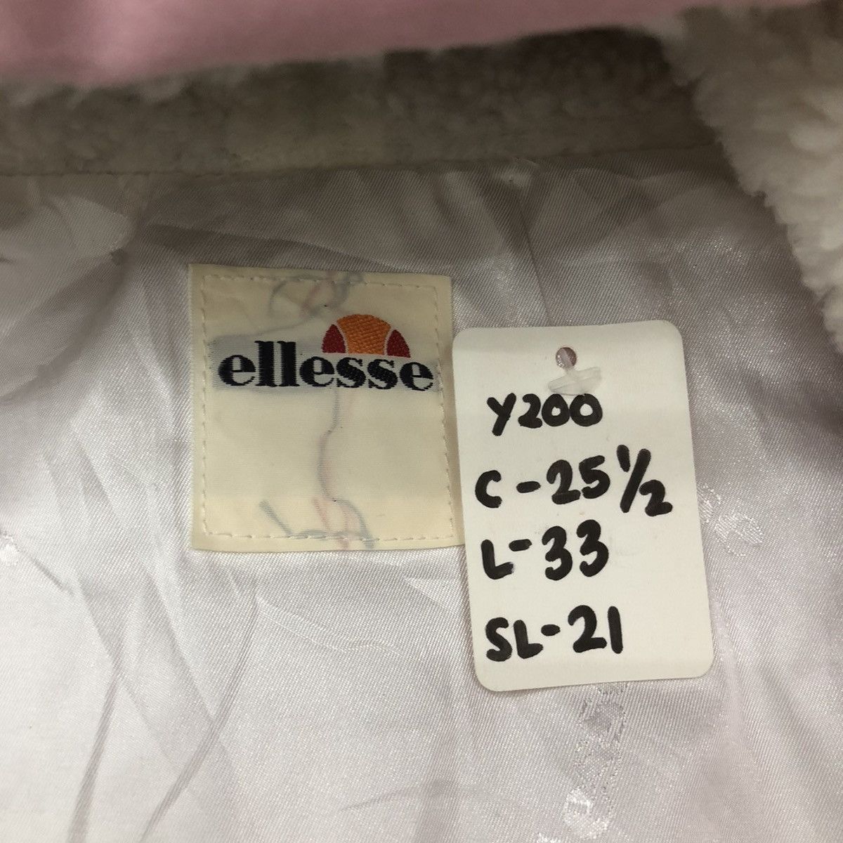Ellesse × Vintage Y200. VTG ELLESSE FLEECE PARKA JACKET Size US L / EU 52-54 / 3 - 11 Thumbnail