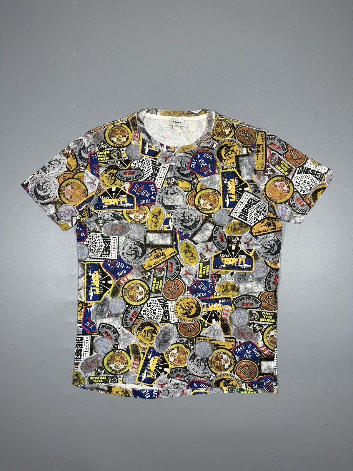 Diesel × Japanese Brand Fullprint Anarchy Diesel Crewneck Tee Size US M / EU 48-50 / 2 - 1 Thumbnail