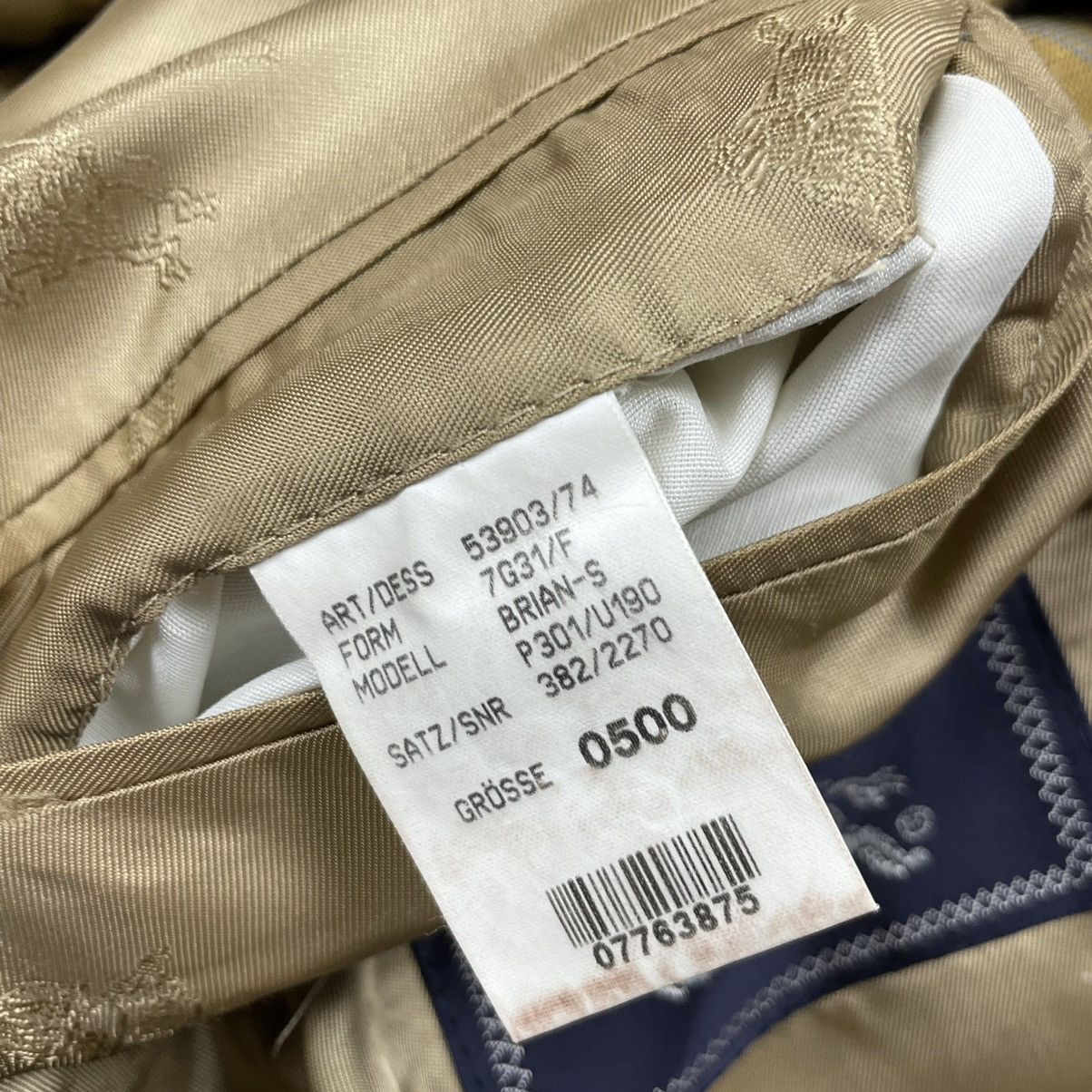 Burberry Vintage 90’s Burberrys Brian-S Blazer Size 44R - 9 Thumbnail