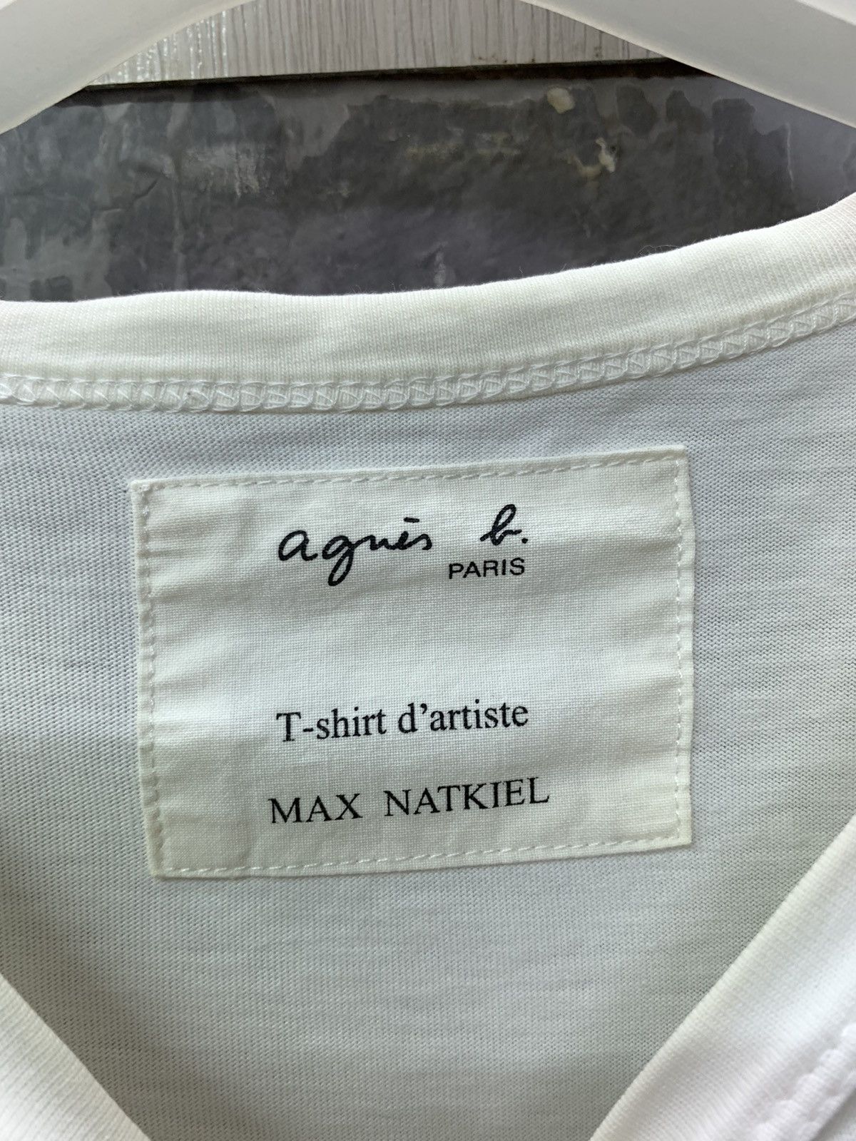 agnes b. Vintage Agnes’b X Max Natkiel Crewneck Tee Size US M / EU 48-50 / 2 - 6 Thumbnail