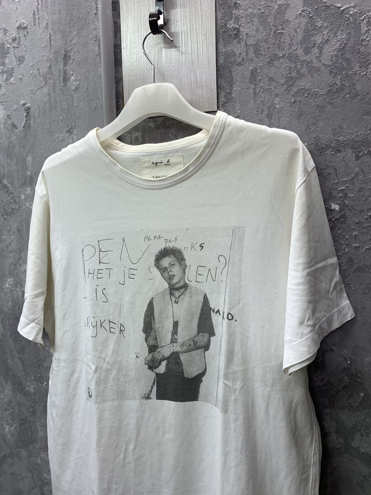 agnes b. Vintage Agnes’b X Max Natkiel Crewneck Tee Size US M / EU 48-50 / 2 - 3 Thumbnail