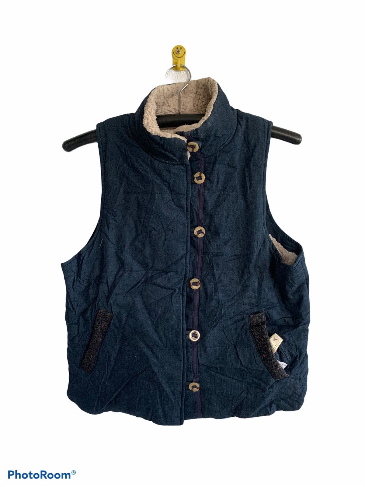 Cloudnine Indigo Reversible Fleece Vest