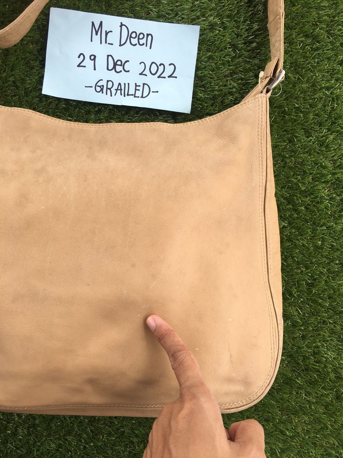 Issey Miyake Rare Vintage Issey Miyake Leather Hobo Bag Size ONE SIZE - 13 Thumbnail