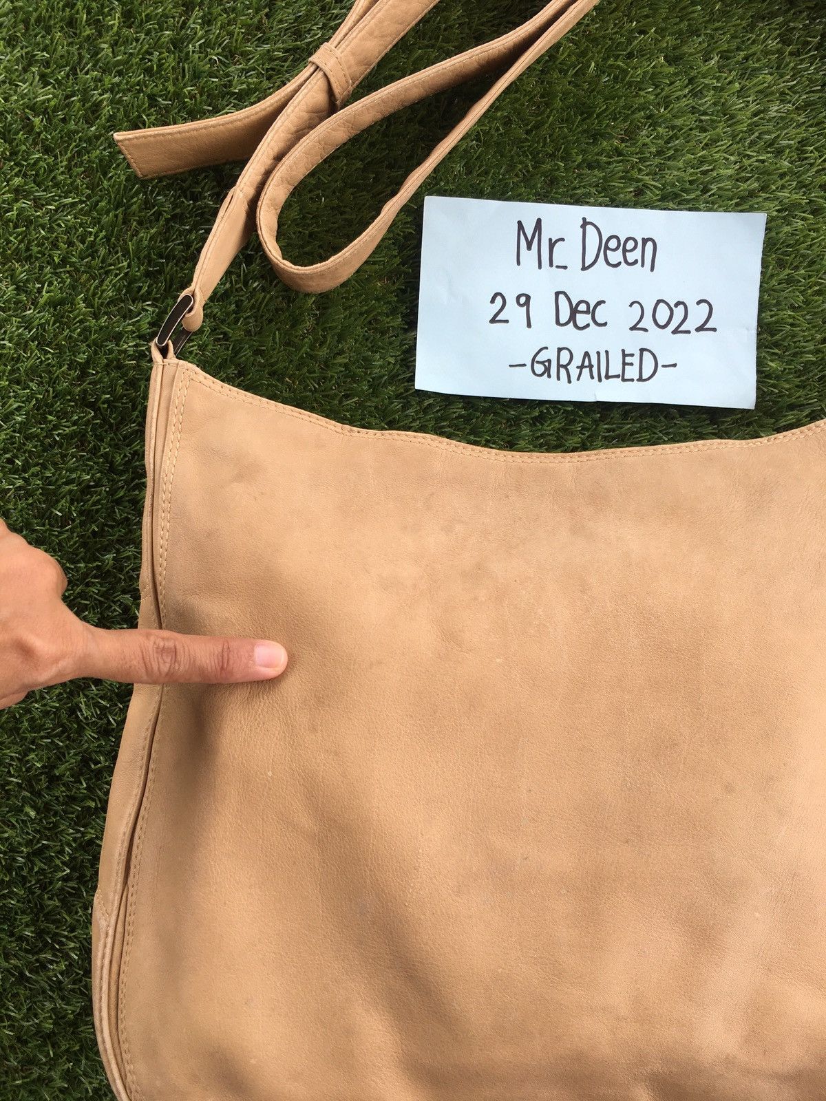 Issey Miyake Rare Vintage Issey Miyake Leather Hobo Bag Size ONE SIZE - 14 Thumbnail