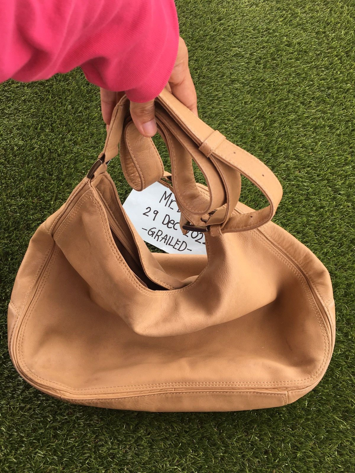 Issey Miyake Rare Vintage Issey Miyake Leather Hobo Bag Size ONE SIZE - 2 Thumbnail