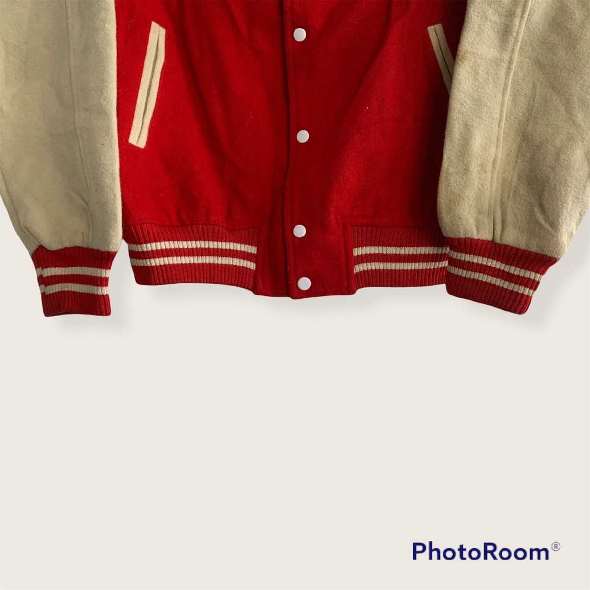 Vintage Vintage York Wool Varsity Jacket Size US L / EU 52-54 / 3 - 6 Thumbnail